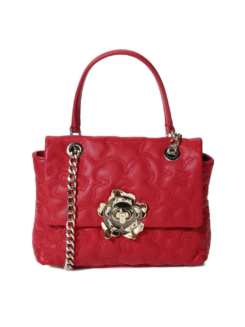 Buy Ted Baker Women Red Leather Structured Handheld Bag Handbags for Women 20333804 Myntra