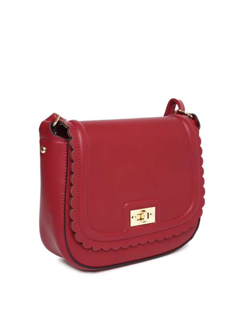 Buy ToniQ Red Solid Sling Bag Handbags for Women 2033411 Myntra