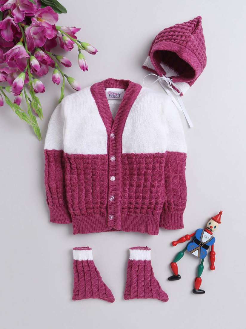 Maroon cardigan kids best sale