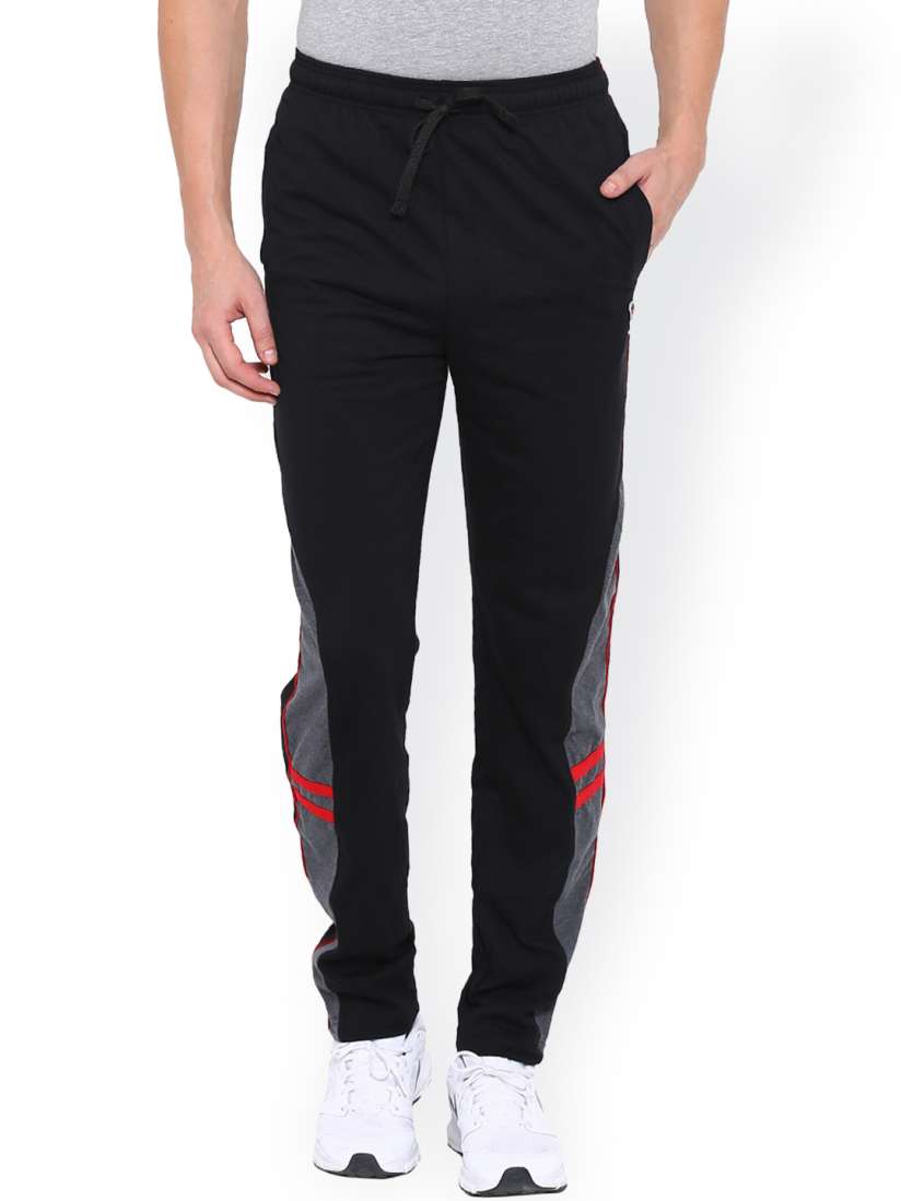 Buy Sporto Red Men Black Track Pants Track Pants for Men 2033494 Myntra