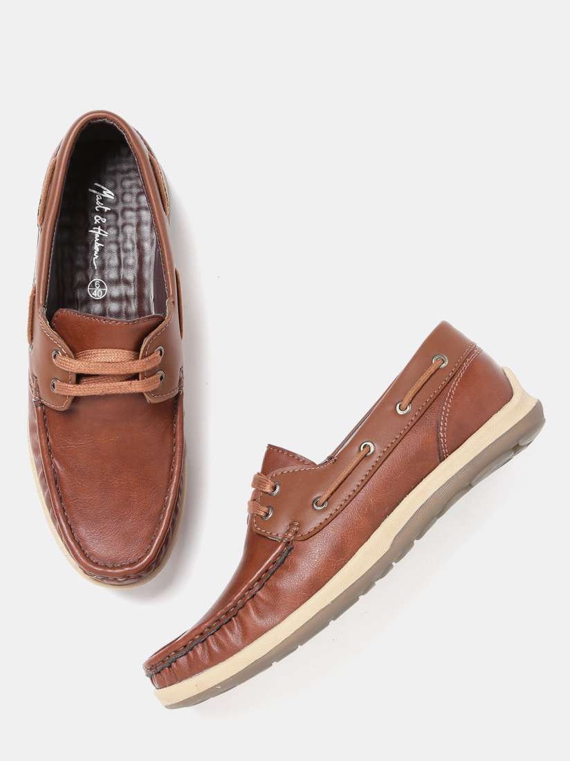 Buy Mast Harbour Men Brown Boat Shoes Casual Shoes for Men 2033552 Myntra