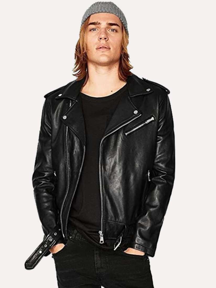 Buy Leather Retail Men Black Outdoor Leather Jacket Jackets for Men 20337754 Myntra
