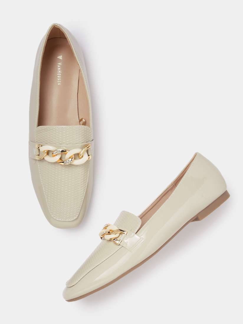 Buy Van Heusen Woman Textured Loafers Casual Shoes for Women 20339736 Myntra