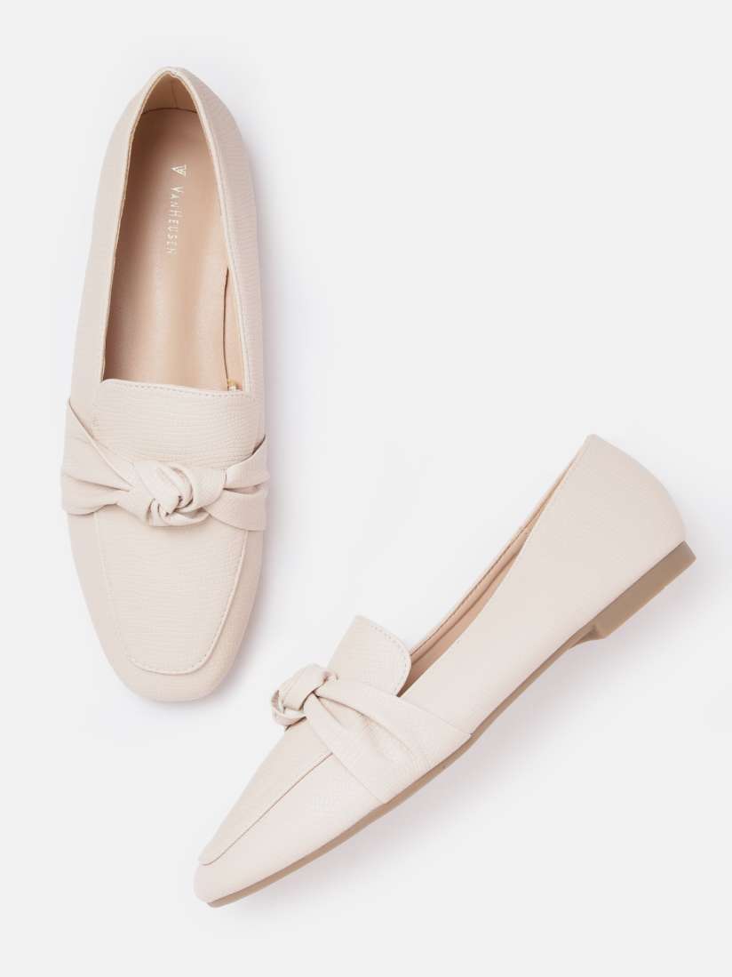 Buy Van Heusen Woman Textured Loafers Casual Shoes for Women 20339744 Myntra