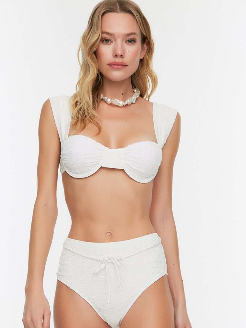 Buy Trendyol Women White Solid Bikini Bottom Swim Bottoms for Women 20343082 Myntra