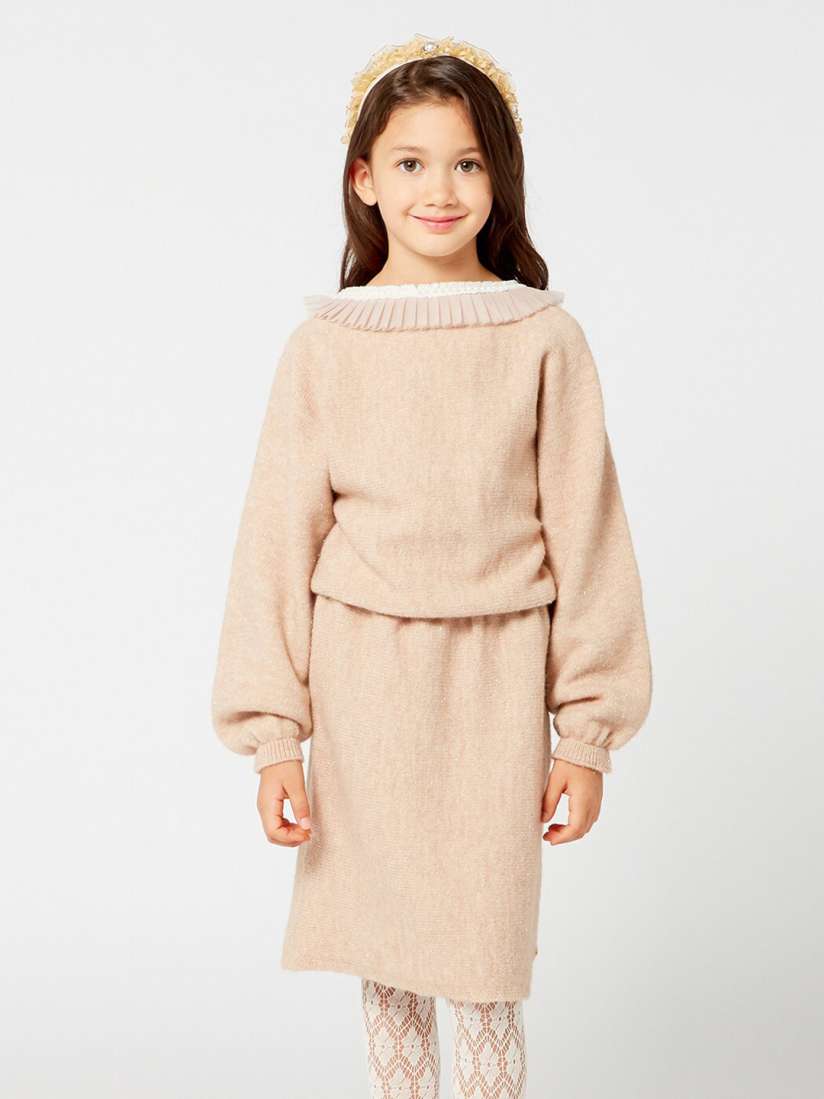 Buy One Friday Girls Beige Woolen Fancy Dress Dresses for Girls 20348854 Myntra