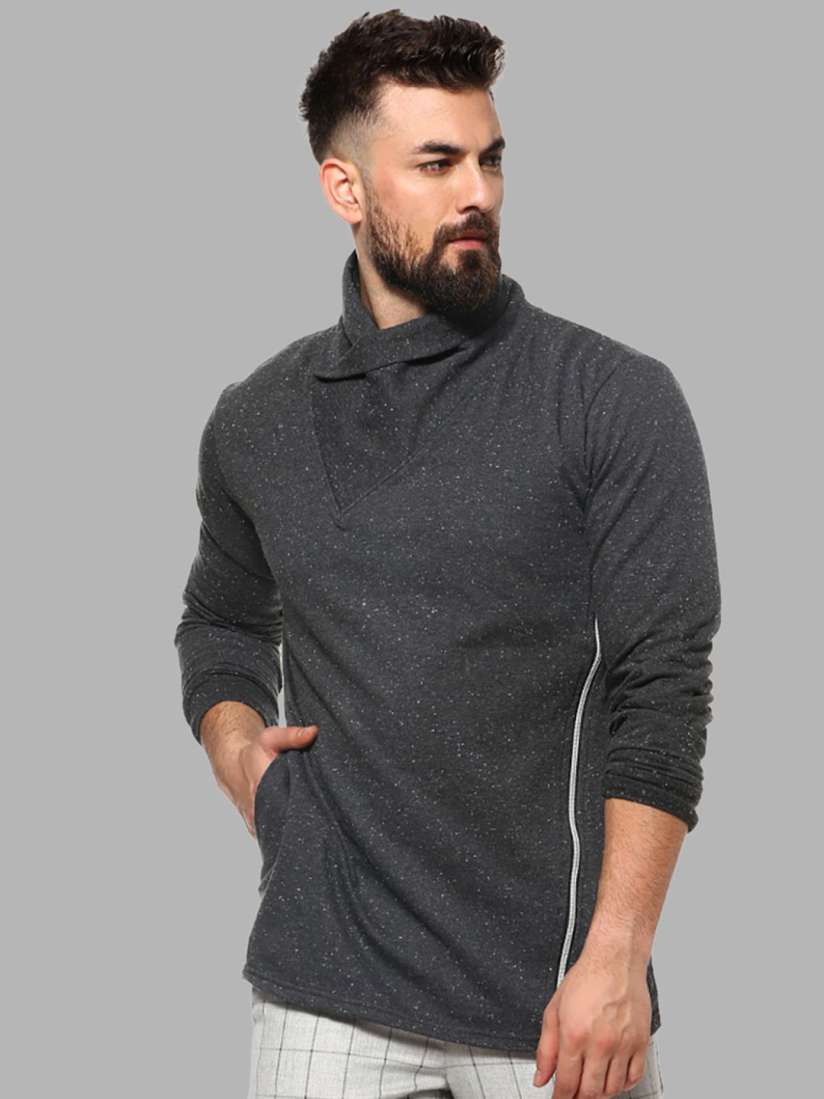Grey cowl neck sweatshirt new arrivals