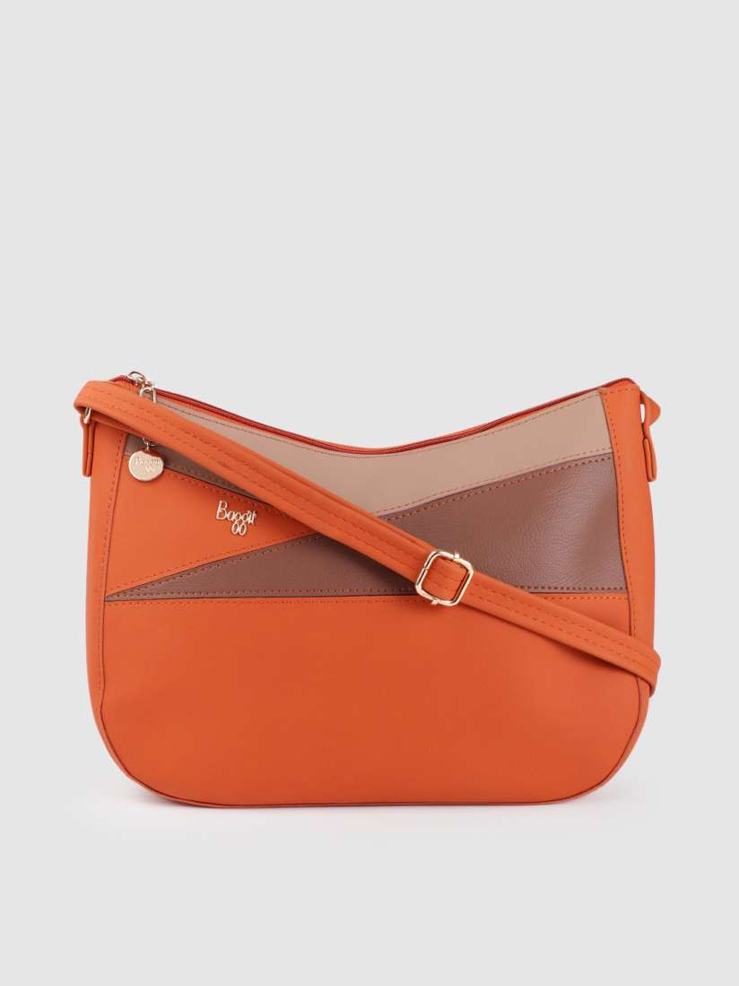 Buy Baggit Rust Orange Solid Sling Bag Handbags for Women 20354854 Myntra