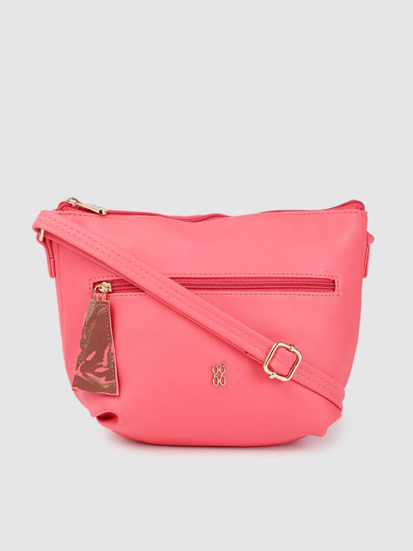 Buy Baggit Pink Solid Sling Bag Handbags for Women 20354868 Myntra
