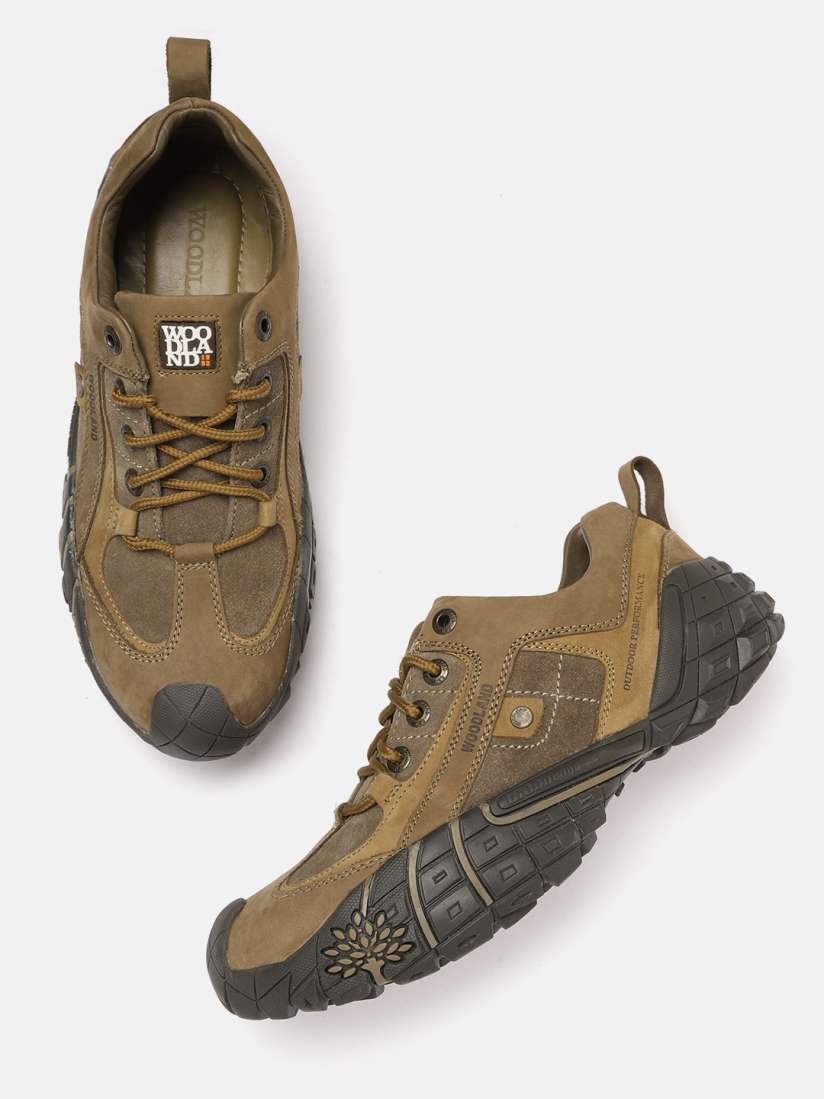 Buy Woodland Men Camel Brown Solid Leather Sneakers Casual Shoes for Men 20356010 Myntra