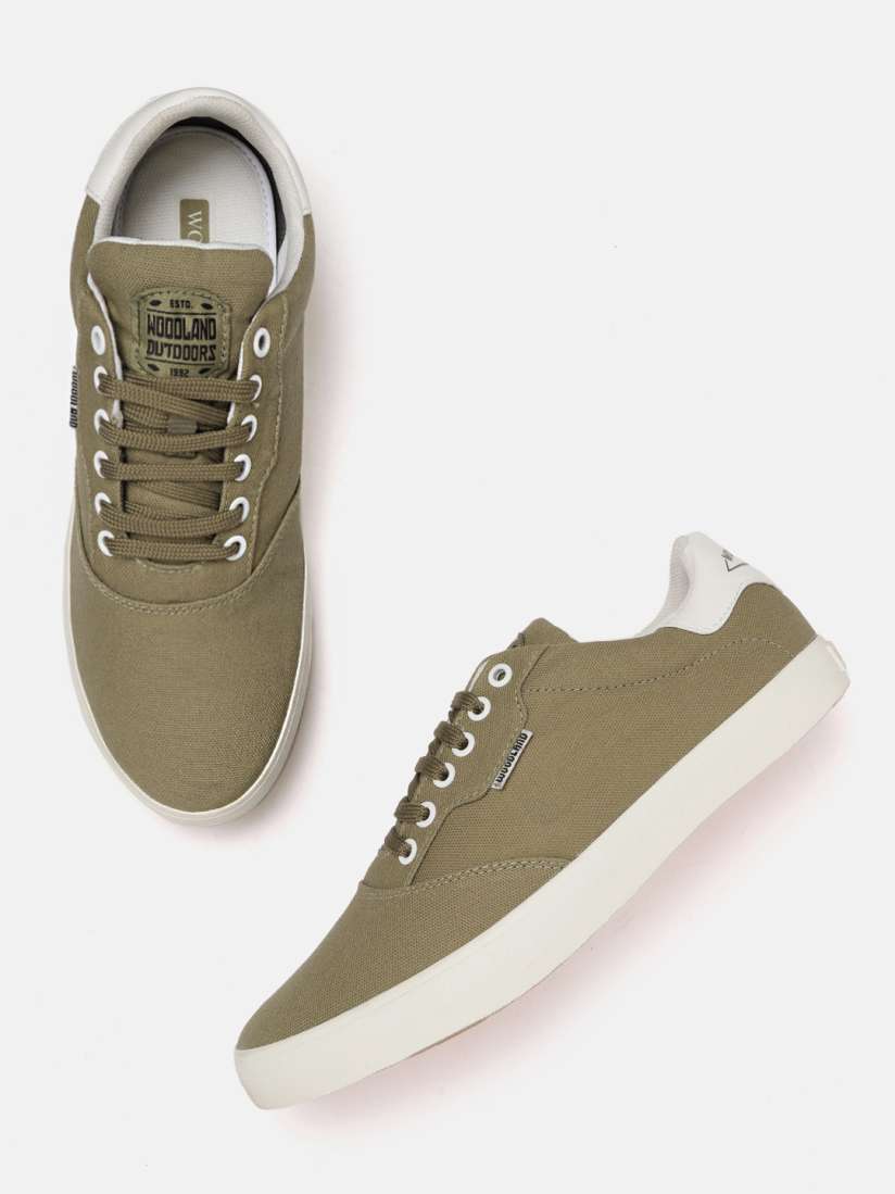 Buy Woodland Men Khaki Solid Sneakers Casual Shoes for Men 20356032 Myntra