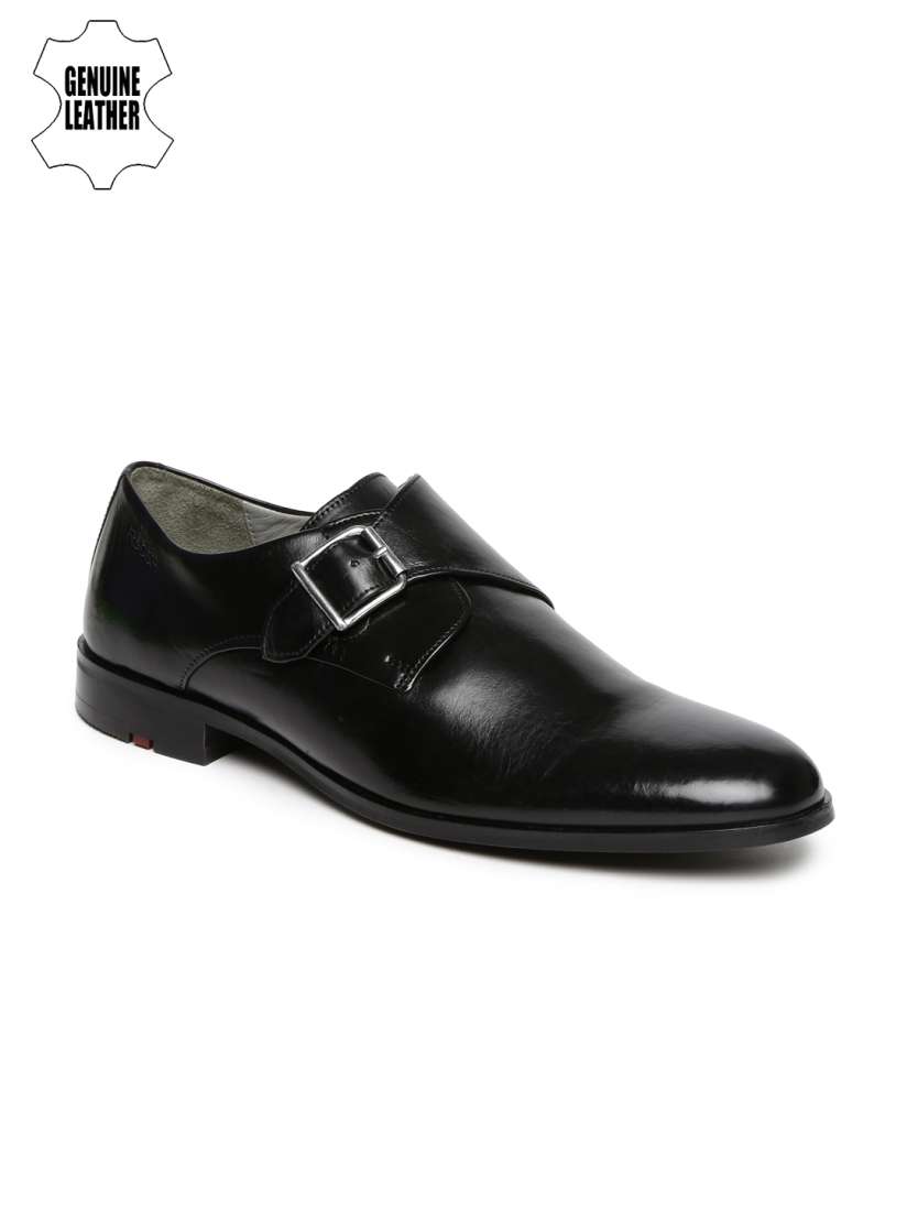 Buy Ruosh Work Men Black Genuine Leather Monk Shoes Formal Shoes for Men 2035824 Myntra