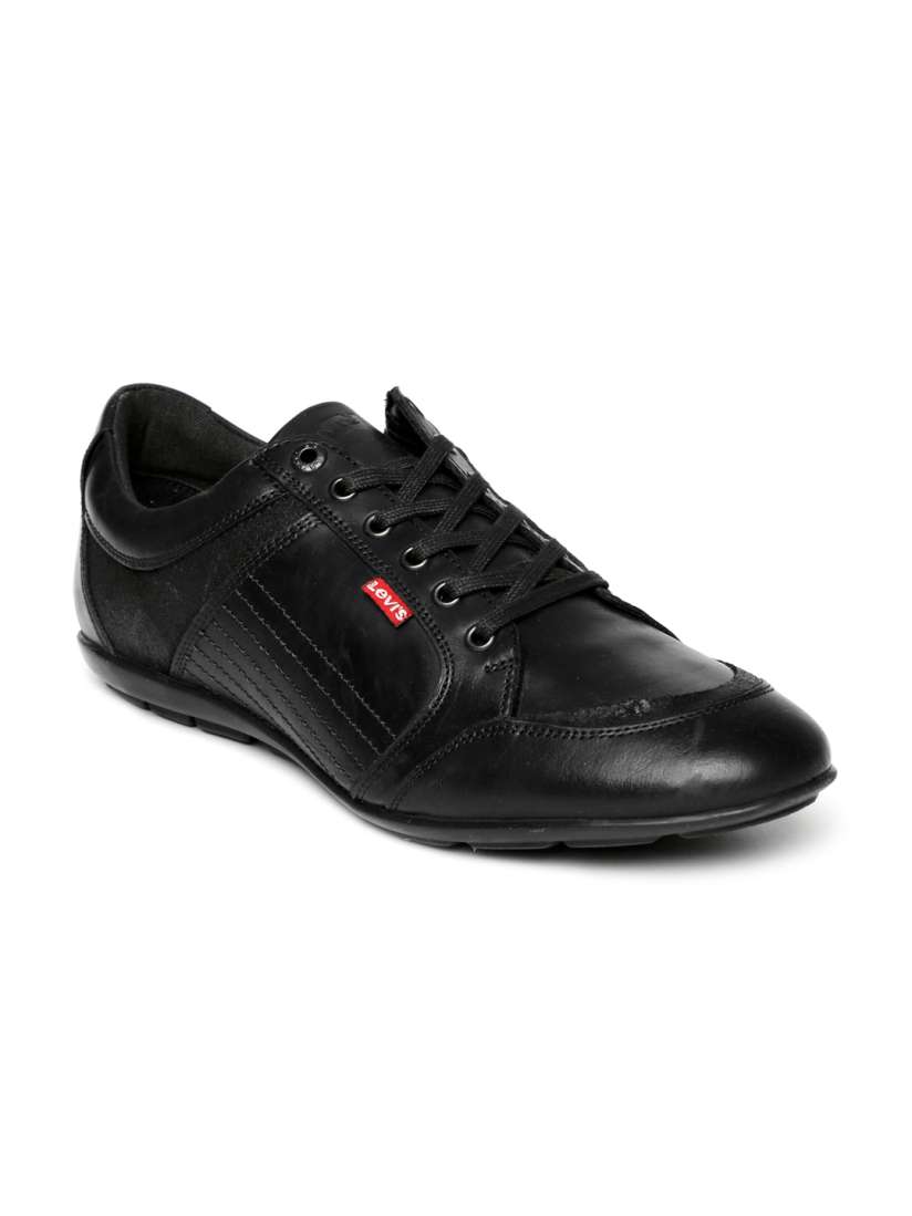 Buy Levi s Men Black Leather Casual Shoes Casual Shoes for Men 203585 Myntra