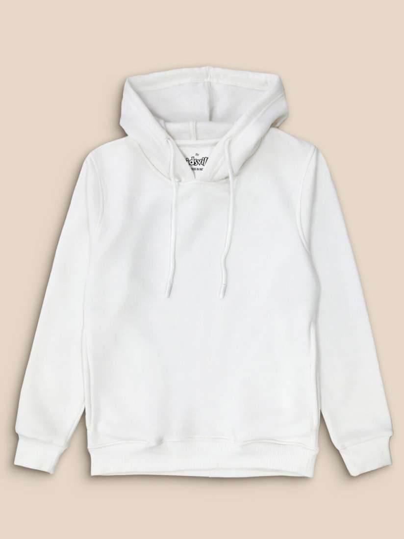 Kids white hooded sweatshirt outlet