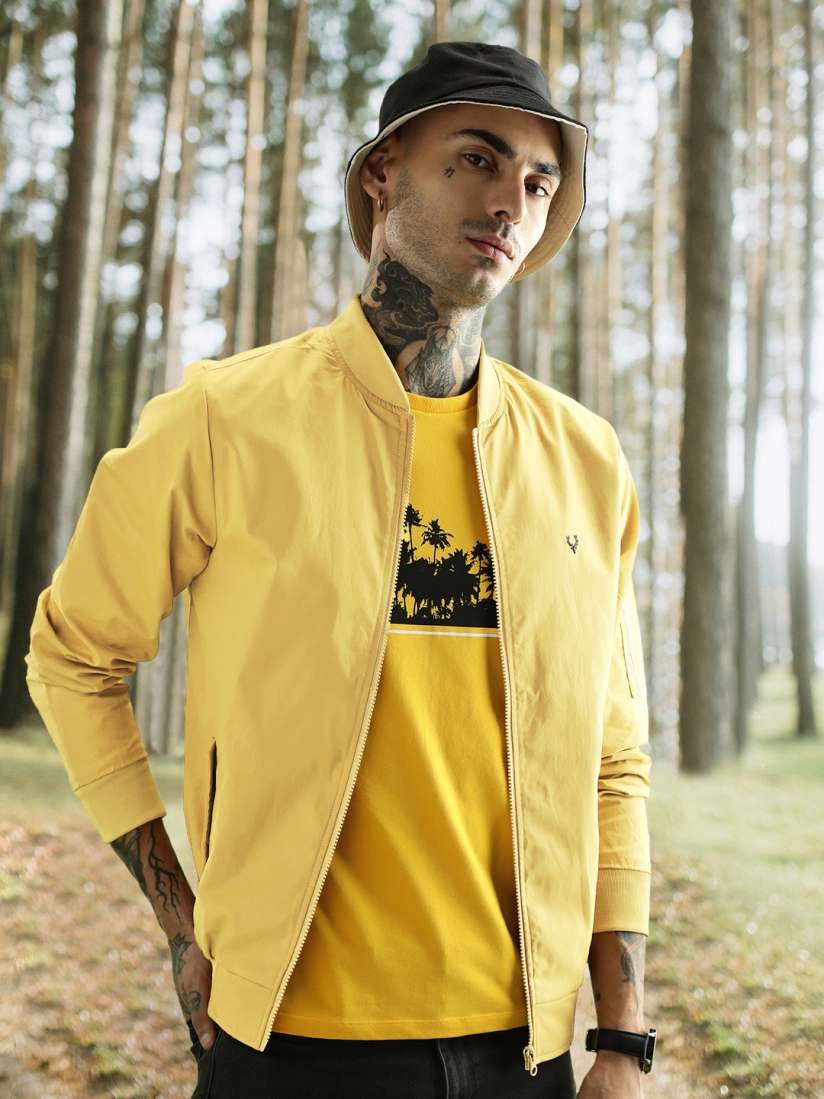 Allen solly bomber jacket shop