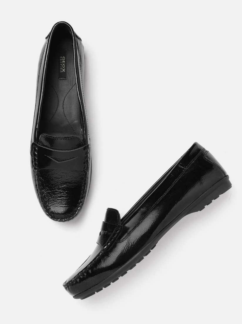 Buy Geox Women Black Leather Loafers Casual Shoes for Women 20363462 Myntra