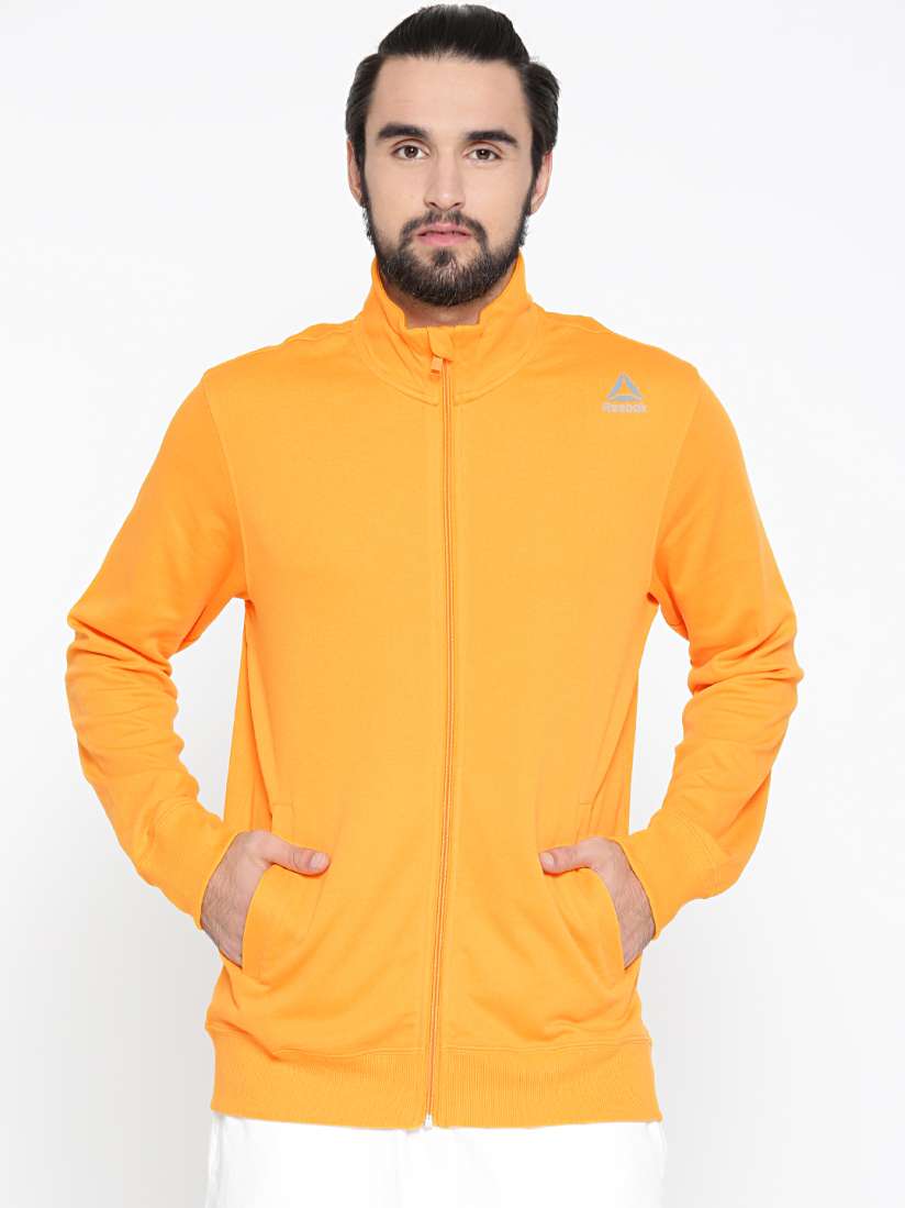 Buy Reebok Men Yellow Solid Core Track Jacket Jackets for Men 2036450 Myntra