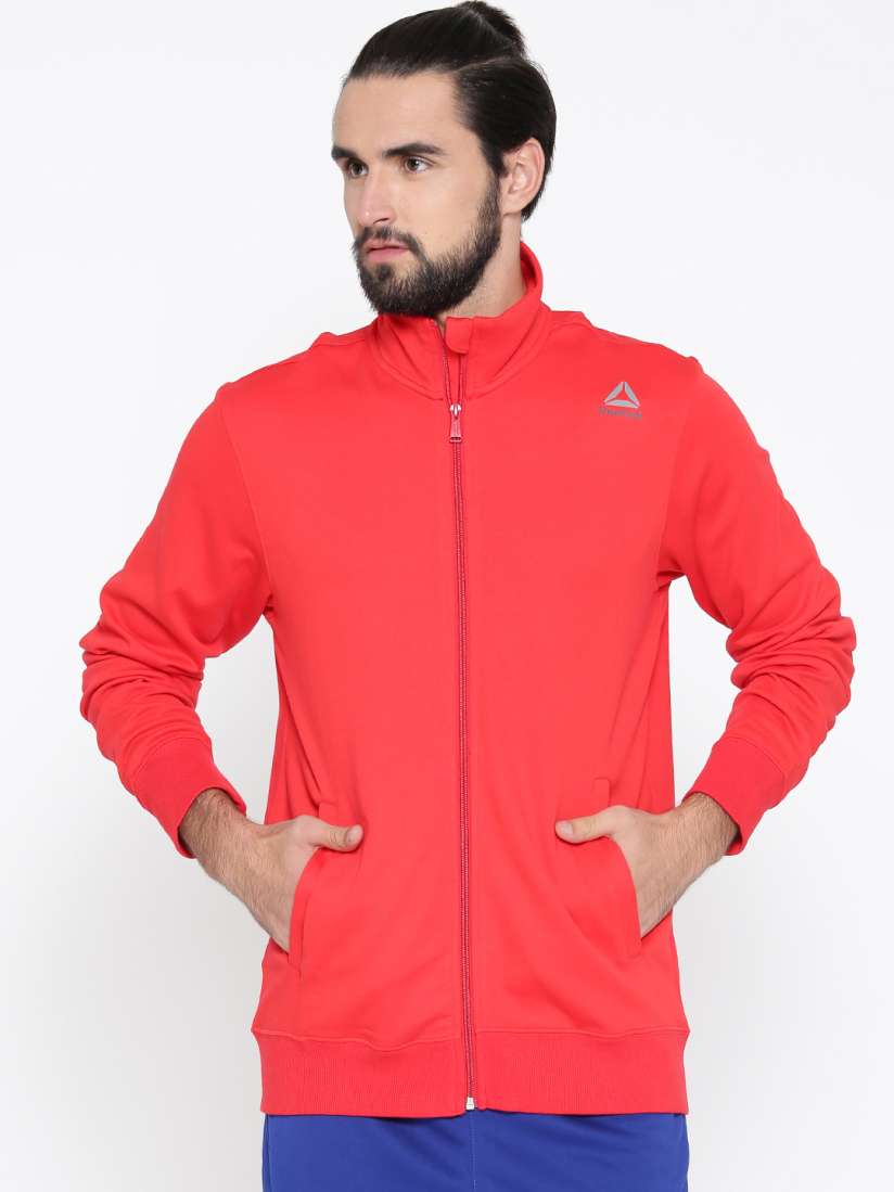 Buy Reebok Men Red Core Track Jacket Jackets for Men 2036452 Myntra