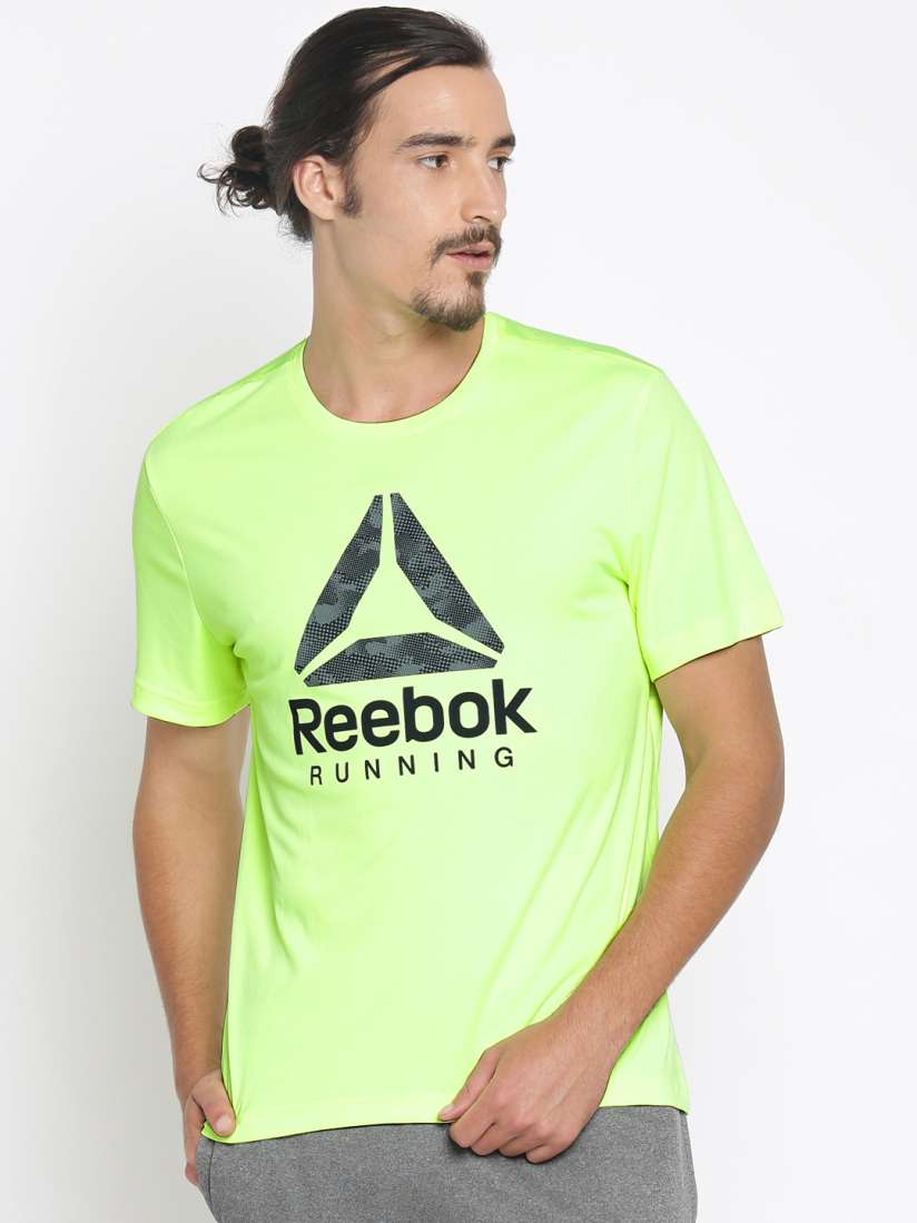 Lime green reebok shirt hot sale