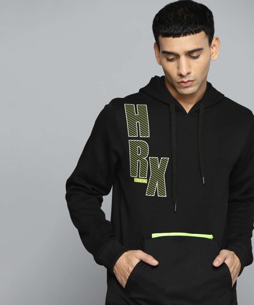 Buy HRX by Hrithik Roshan Men Printed Hooded Sweatshirt Sweatshirts for Men 20370246 Myntra