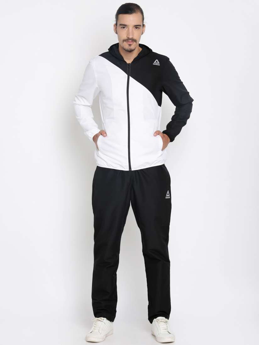 Reebok tracksuit white on sale