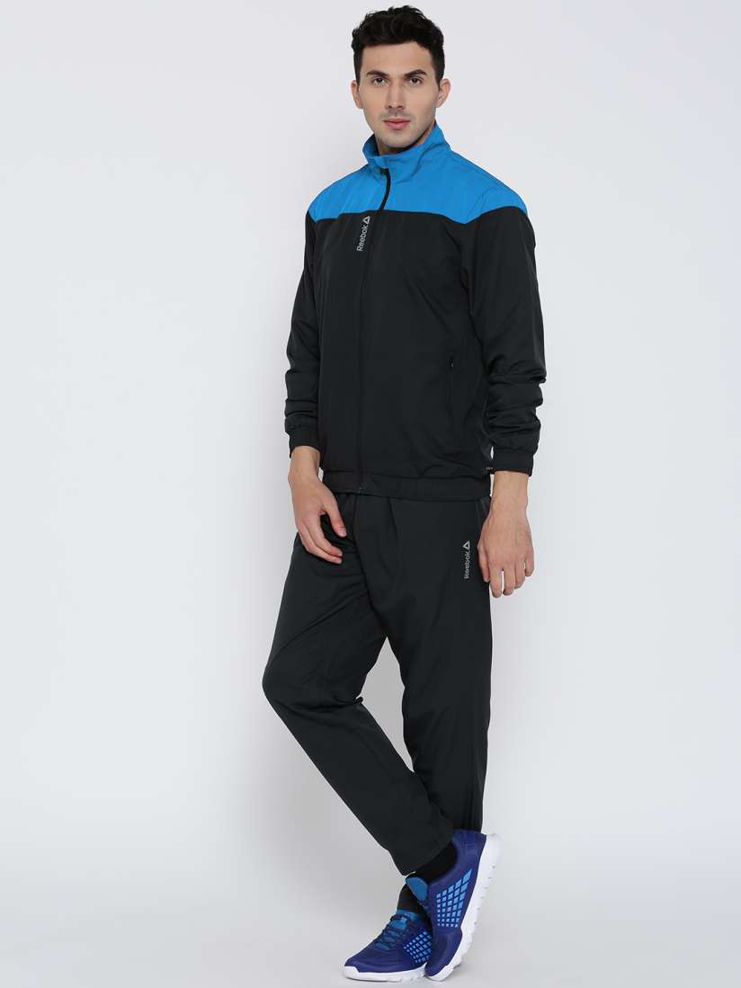 Buy Reebok Charcoal Grey Athletic Tracksuit Tracksuits for Men 2037391 Myntra