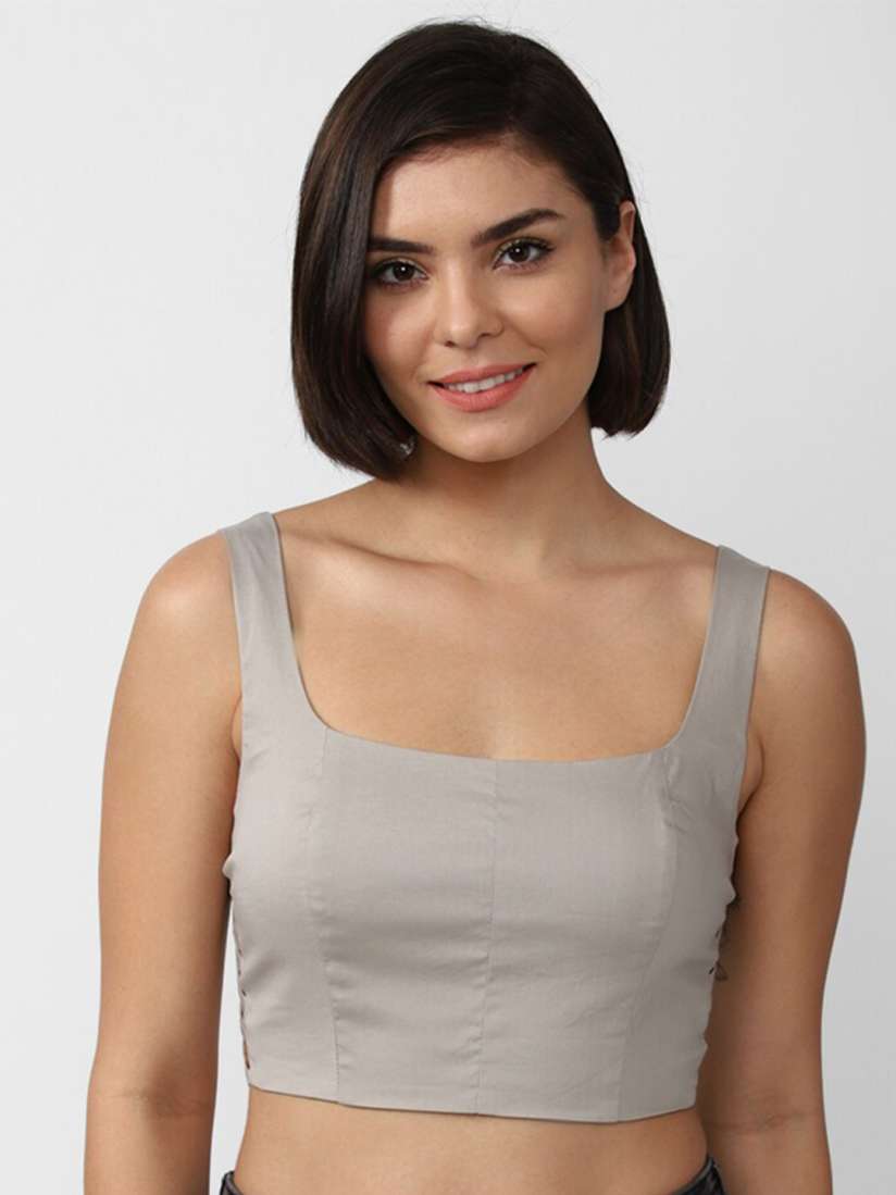 Buy FOREVER 21 Square Neck Crop Top Tops for Women 20377138 Myntra