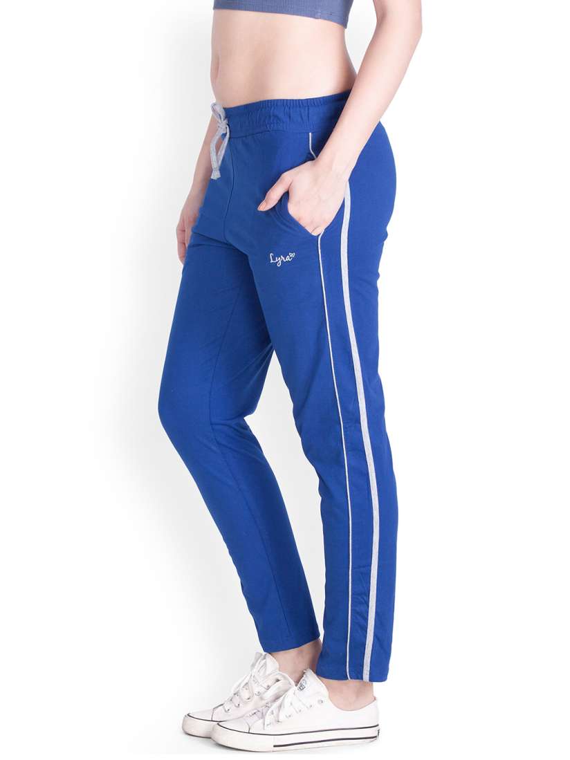 Buy LYRA Blue Track Pants Track Pants for Women 2037779 Myntra