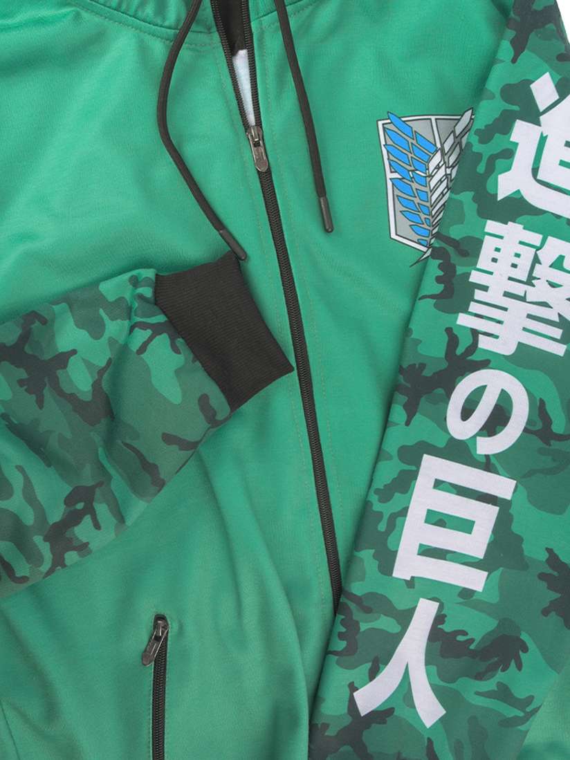 Buy COMICSENSE Men Anime Printed Attack on Titan Hooded Sweatshirt -  Sweatshirts for Men 20377848 | Myntra