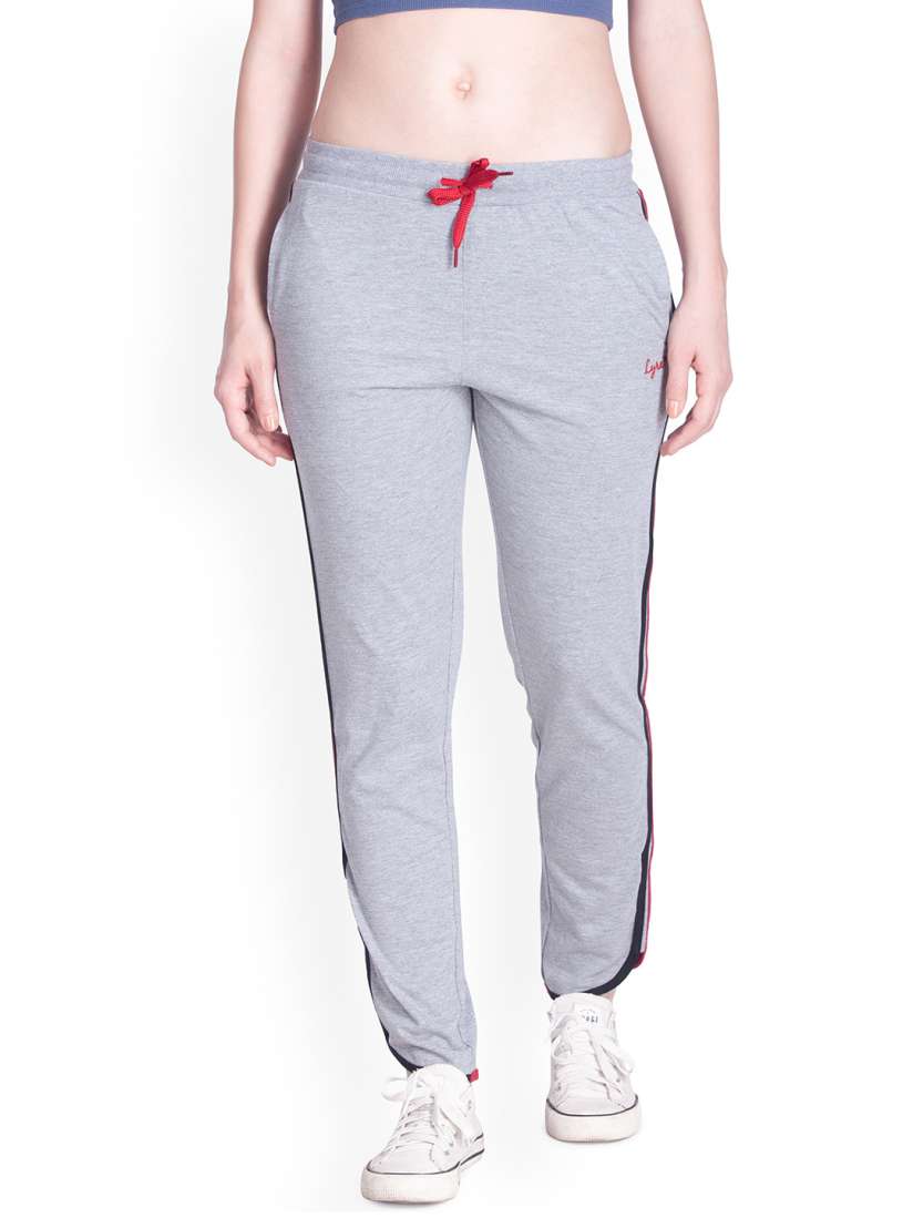 Buy LYRA Grey Melange Track Pants Track Pants for Women 2037790 Myntra