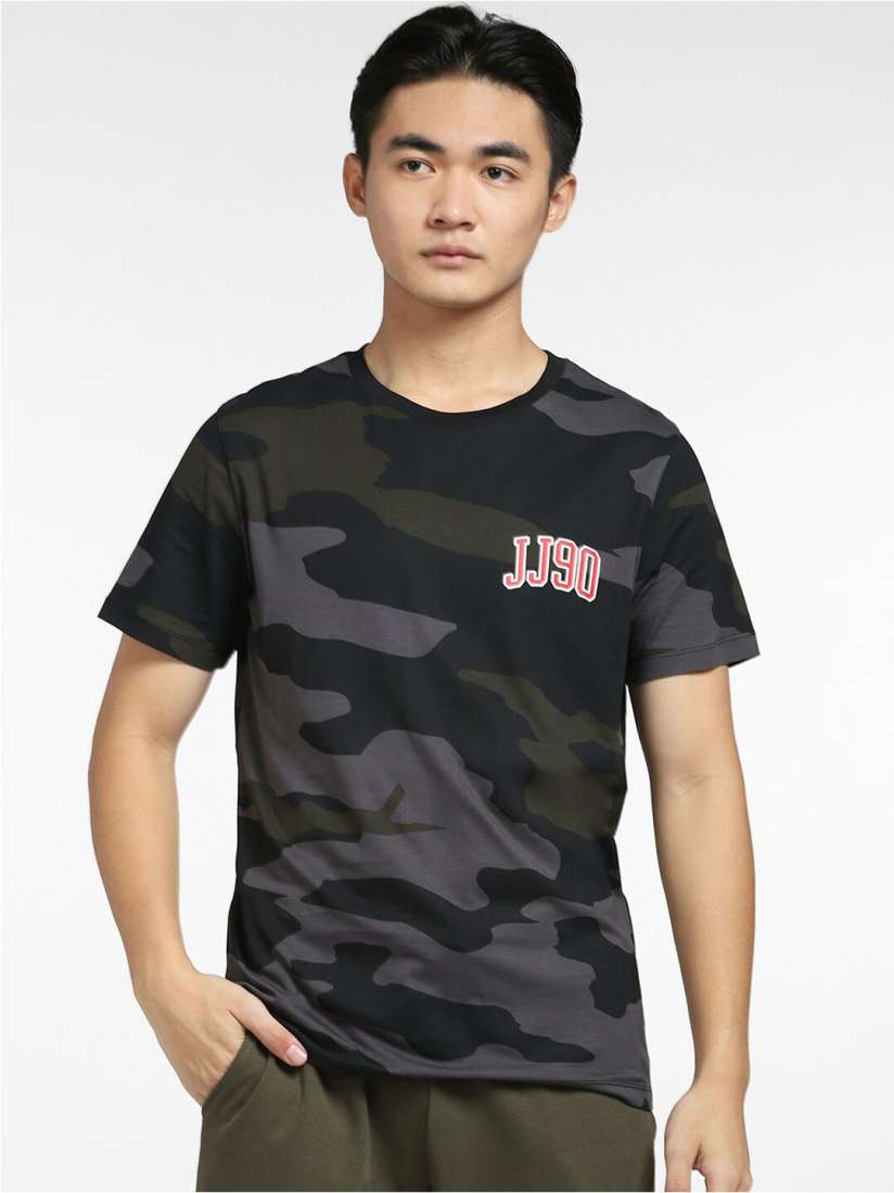Camouflage t shirt myntra clearance