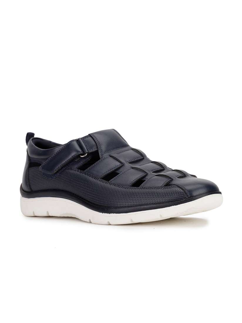 Buy Bata Men Blue White PU Fisherman Sandals Sandals for Men 20380318 Myntra