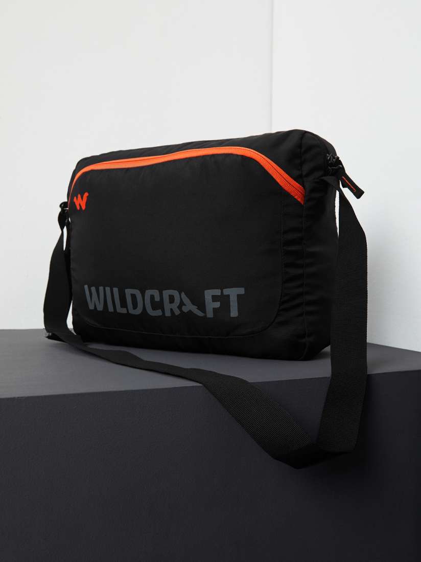 Buy Wildcraft Unisex Black Messenger 1 Brand Logo Printed Messenger Bag Messenger Bag for Unisex 20381756 Myntra