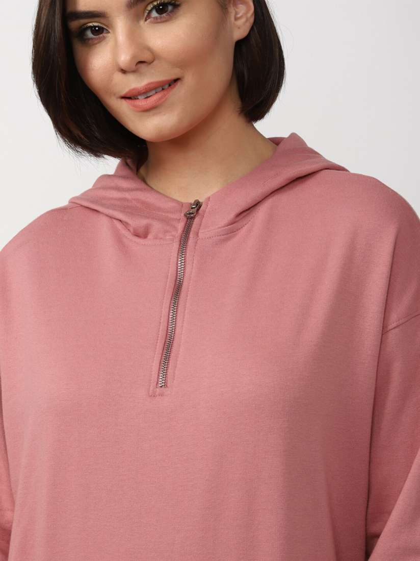 Forever 21 pink hoodie clearance