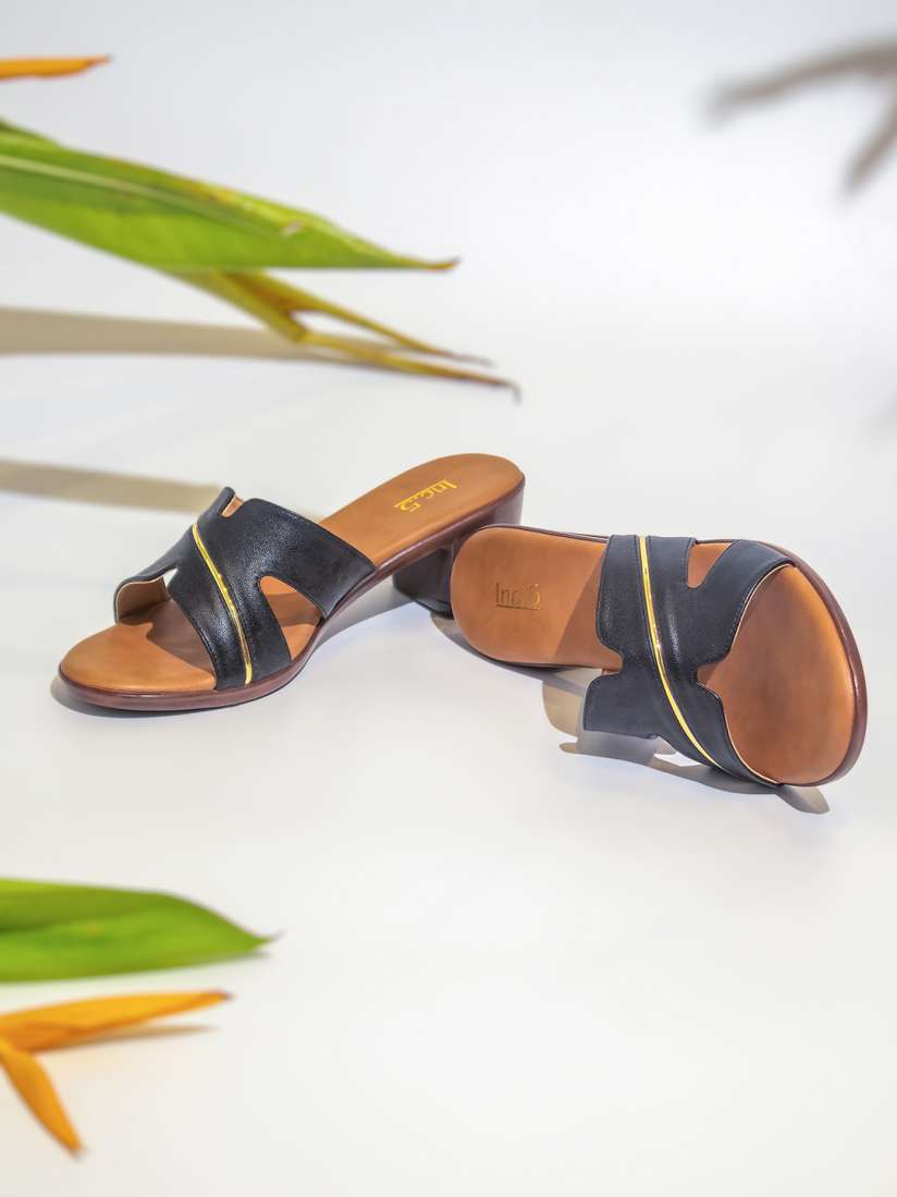 Inc 5 black block heels on sale