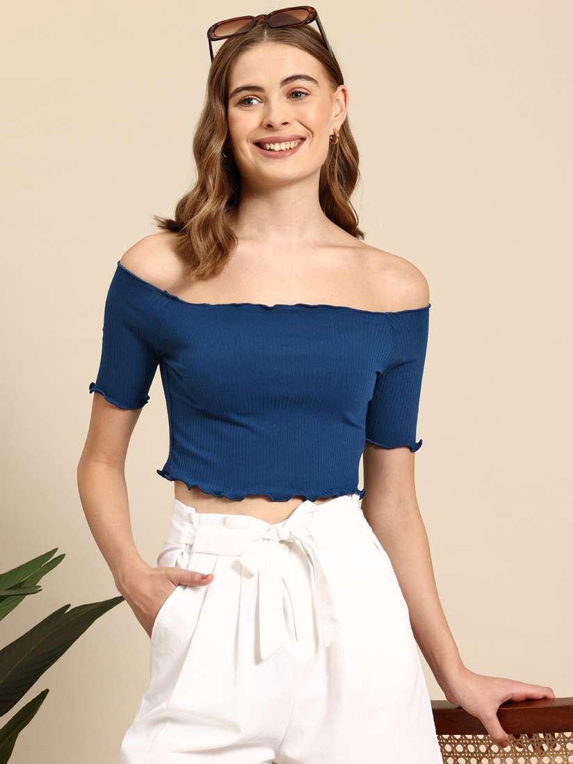 Off shoulder top myntra new arrivals