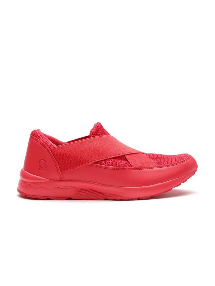 United colors of benetton red shoes on sale