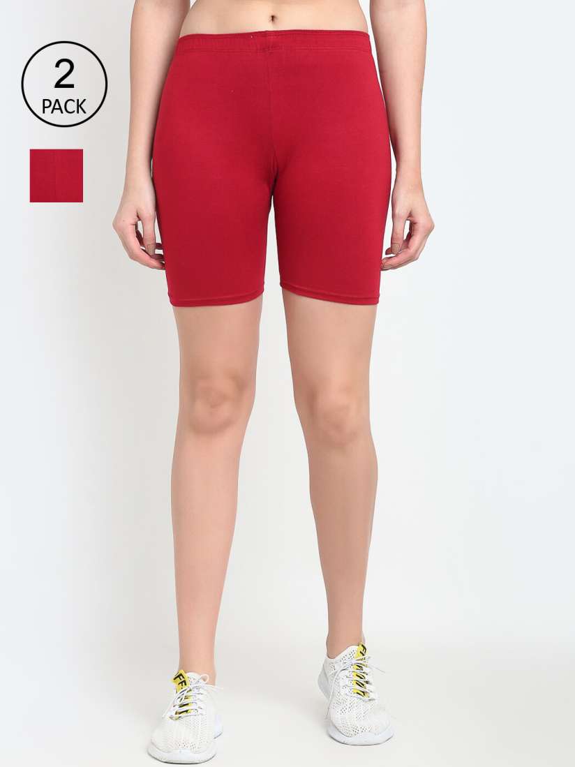 Maroon cycling shorts shop
