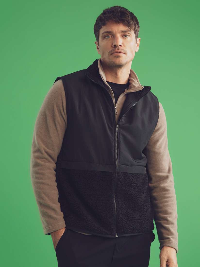 Sleeveless bomber jacket mens on sale