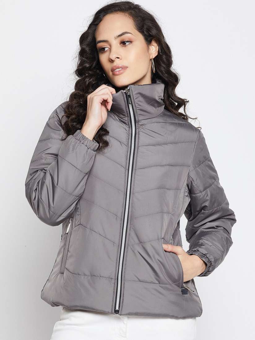 Buy Duke Women Grey Padded Jacket Jackets for Women 20414190 Myntra