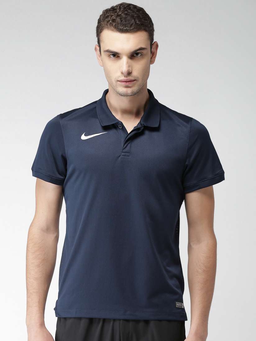 Buy Nike Men Navy Blue Solid Polo CRKT GAME POLO T shirt Tshirts for Men 2041971 Myntra
