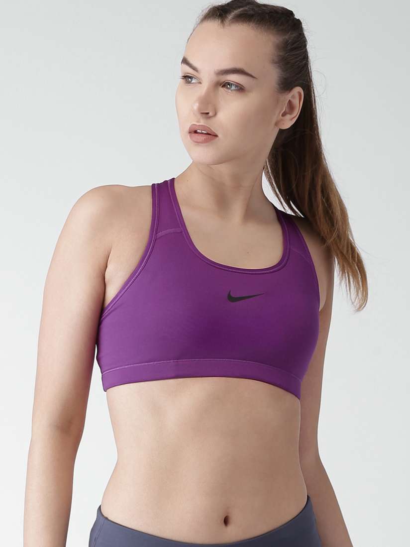 Buy Nike Purple Solid Non Wired Heavily Padded VICTORY COMPRSSION Sports Bra Bra for Women 2042078 Myntra