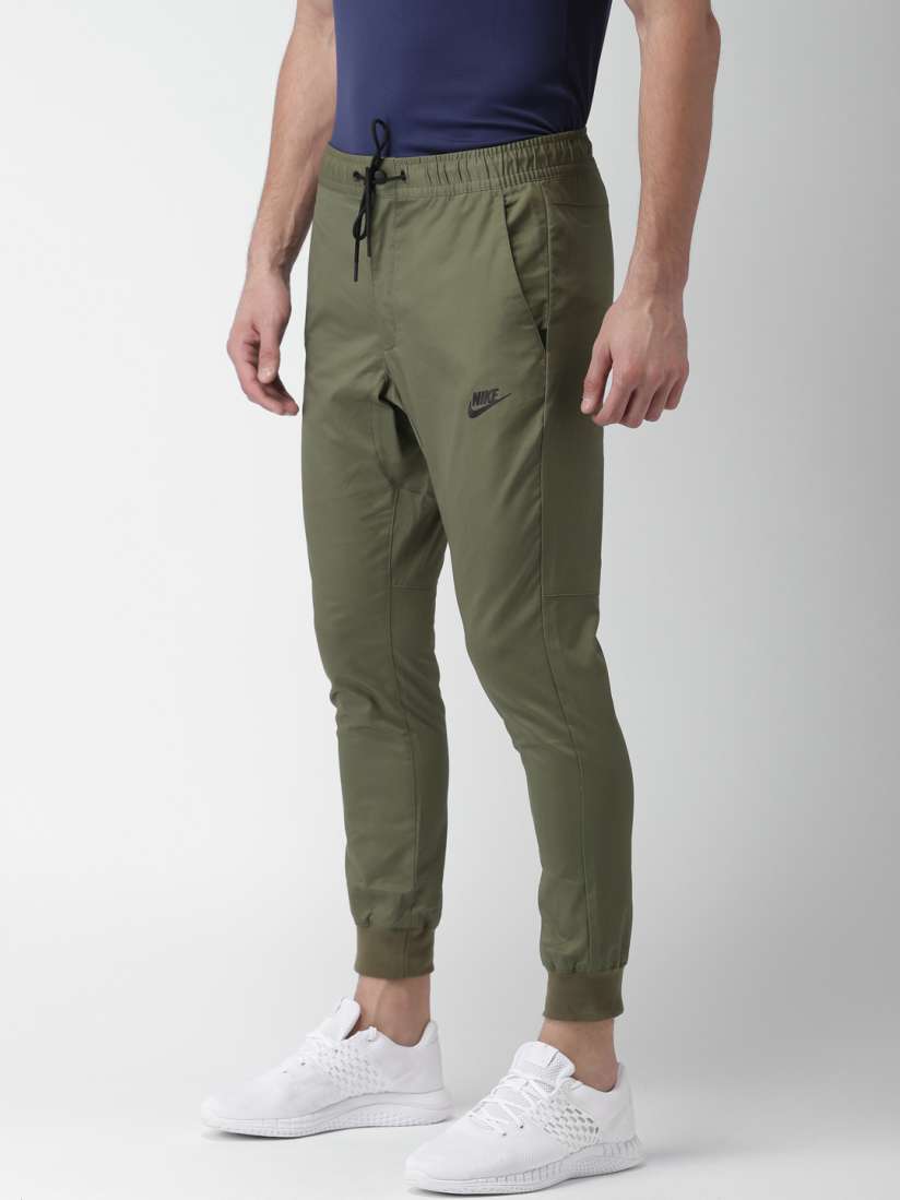 Buy Nike Olive Green AS M NSW JGGR WVN V442 Slim Fit Joggers Track Pants for Men 2042087 Myntra