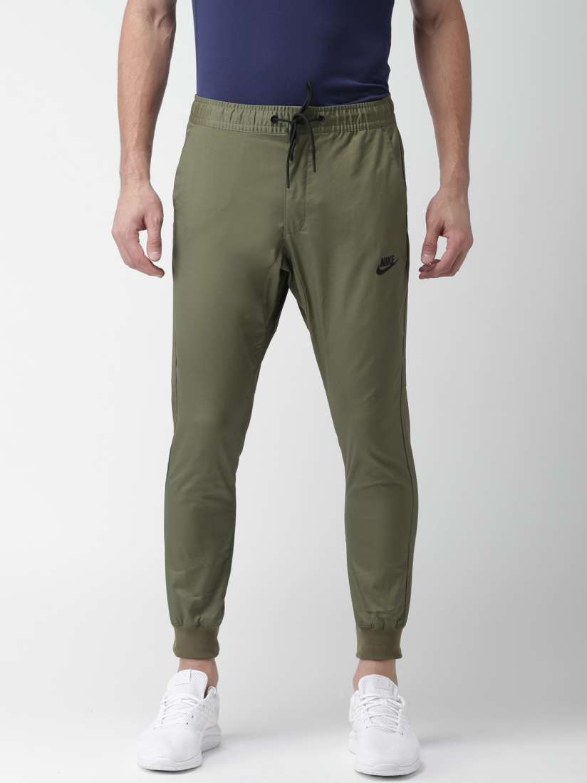 Olive green nike jogging suit top