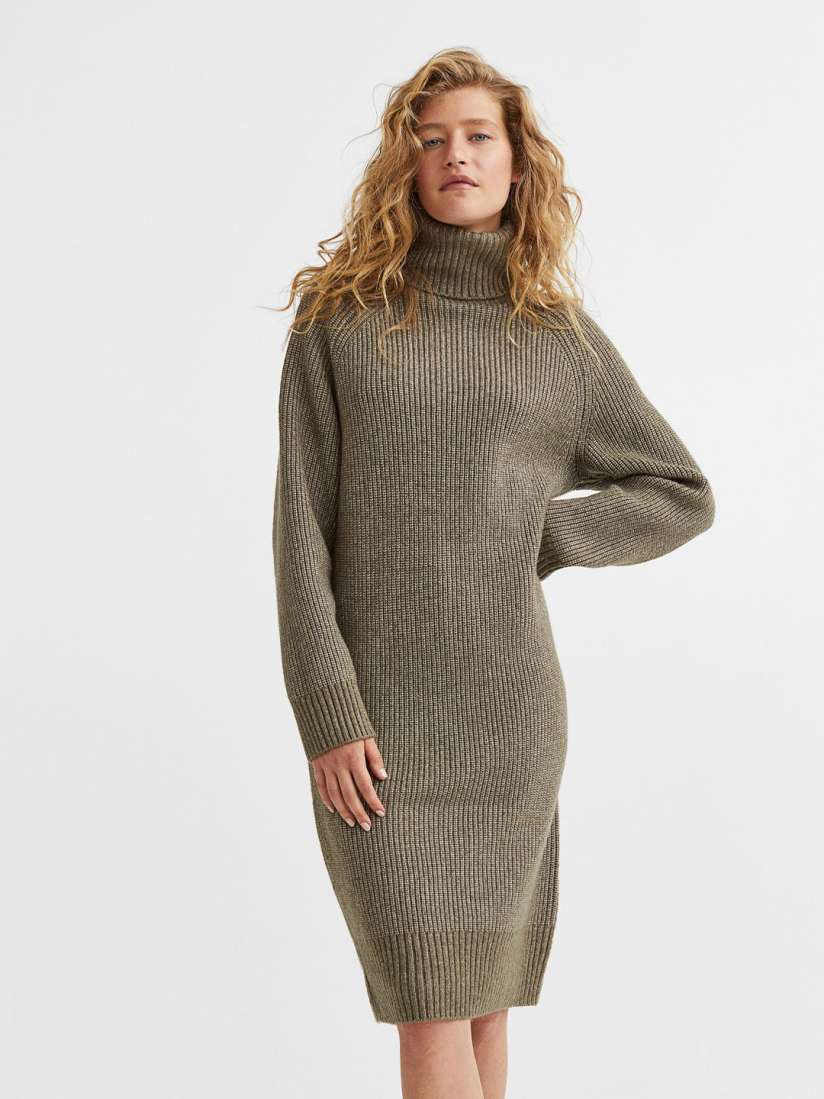 Buy H M Women Solid Sweater Dress Dresses for Women 20422548 Myntra