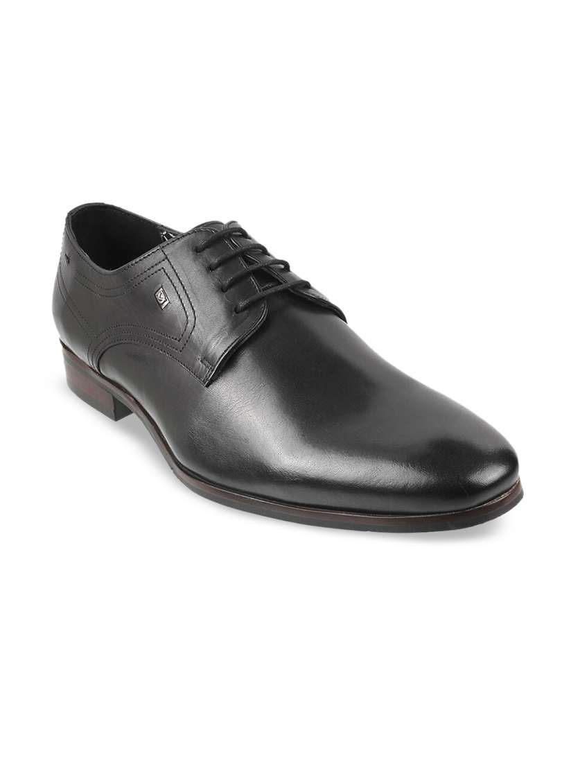 Buy DAVINCHI Men Black Solid Leather Formal Derby Shoes Formal Shoes for Men 20423200 Myntra