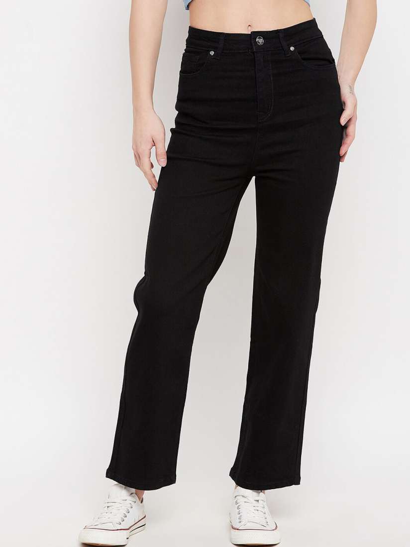 Myntra black jeans hot sale