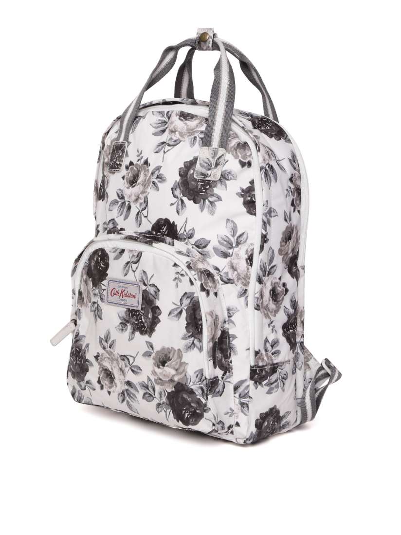 Buy Cath Kidston Women Off White Grey Floral Print Backpack Backpacks for Women 2043611 Myntra