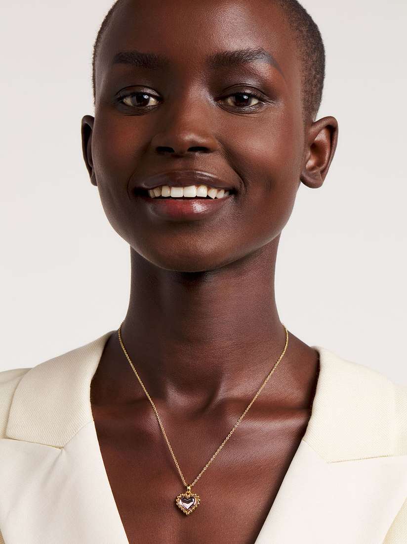 Necklaces For Women Hannela Crystal Heart Pendant Ted Baker