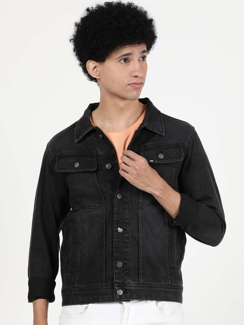 Lee cropped denim jacket on sale